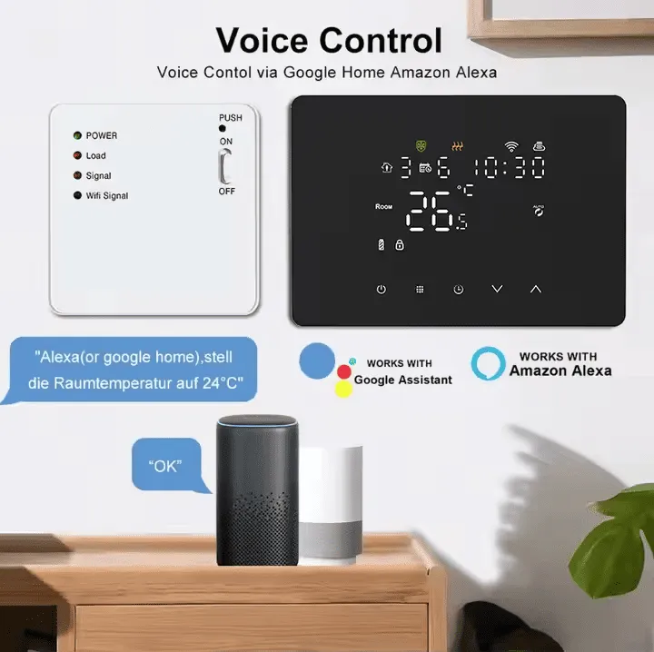 Беспроводной термостат топления RF